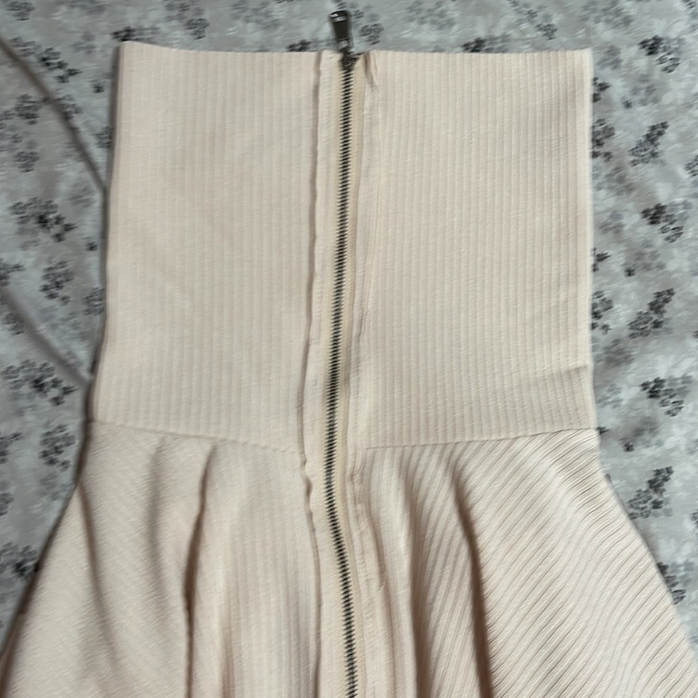 Half Zip Ribbed Knit Drop Shoulder Top - Picture 7 of 9